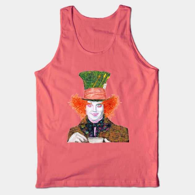 We're all mad here Tank Top by wakkala